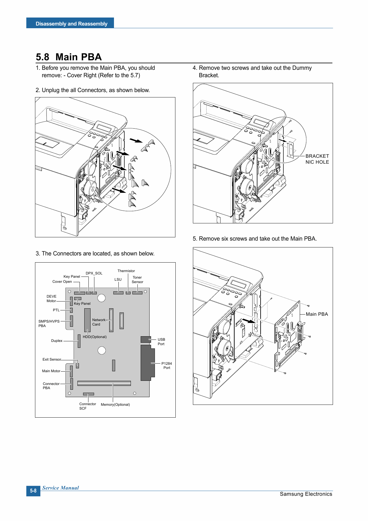 Samsung Laser-Printer ML-4550 4551 N ND NR NDR Parts and Service Manual-3